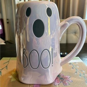 Rae Dunn Lavender Boo Iridescent Pitcher